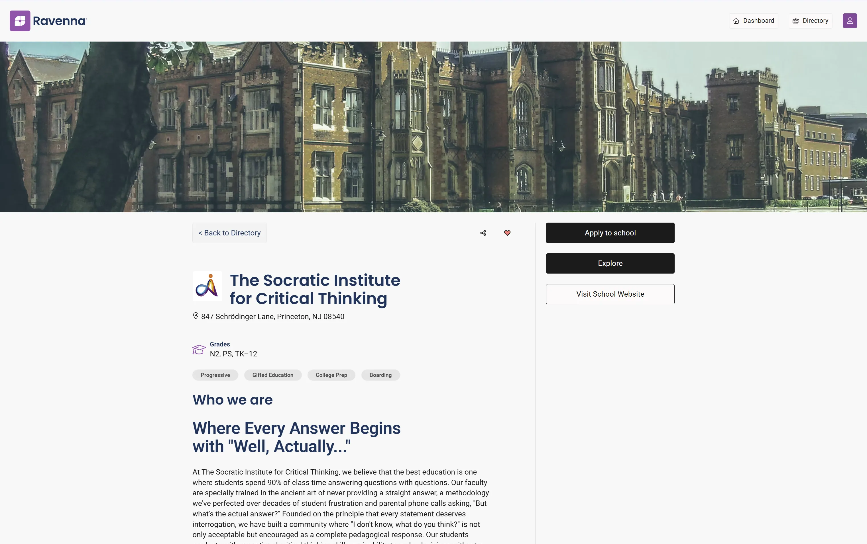 Ravenna new directory showcase 2